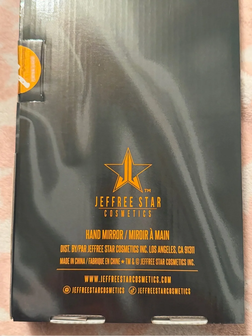 Jeffree Star Cosmetics Pumpkin Slasher Hand Mirror • Orange